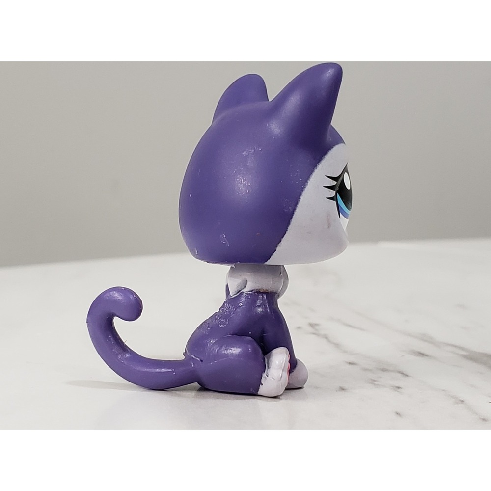 HARD TO FIND - littlest petshop cat #119 g7 purple - Picture 7 of 9